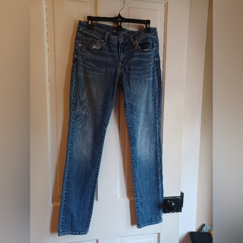 American Eagle Outfitters Dark Blue Skinny Jeans